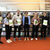 Gruppenfoto der Absolventinnen und Absolventen mit der kommisarischen Direktorin der Städtischen Bibliotheken Dresden