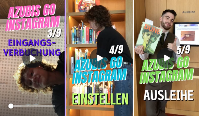 Auf Youtube und im Social Media: Vlog-Reihe "Azubis Go Instagram"