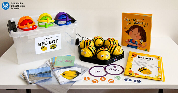 Bee-Bots der Kinderbibliothek
