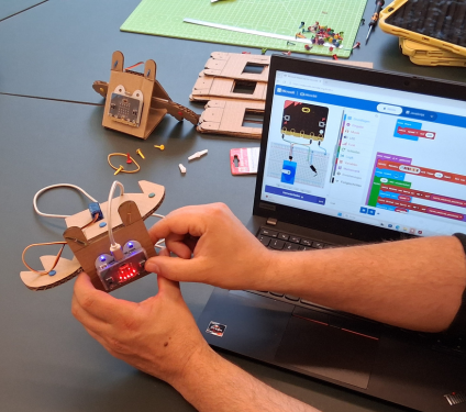 Micro:bit-Roboter-Tag 