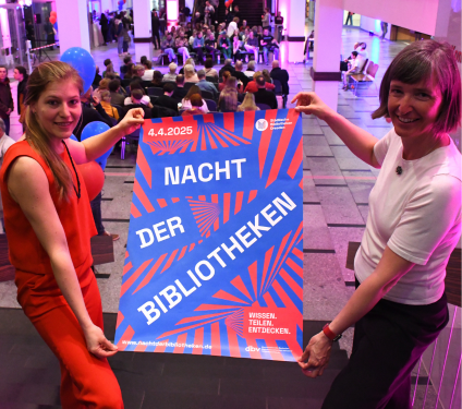 Nachts in die Bibliothek