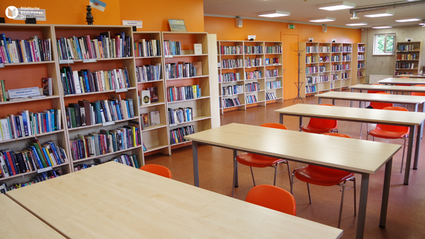 Bibliothek im Tageszentrum für Obdachlose
