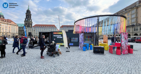 Altmarkt Dresden mit Ausstellungsräumen