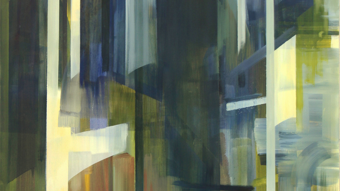 Thomas Hellinger, o.T. 2024, Öl auf Leinwand, 135x100cm