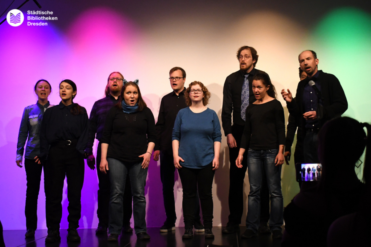 A-Cappella Performance des Popchors Vokalwerk Dresden