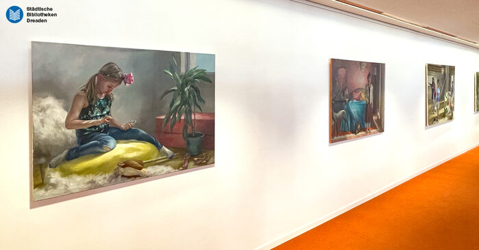 Blick in die Ausstellung von Ainara Torrano