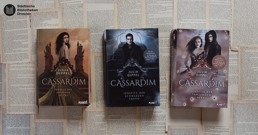 Die Cover der drei Bücher der Cassardim-Reihe